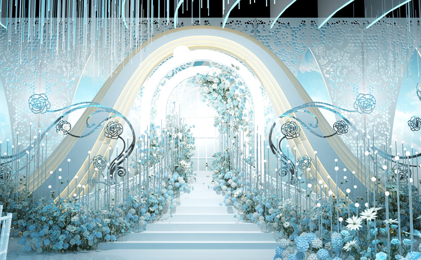 乐都釡香烙馍村水晶厅效果展示